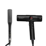 GlamShine HydraSteam Steam Straighteners and GlamLight Pro Hair Dryer Duo